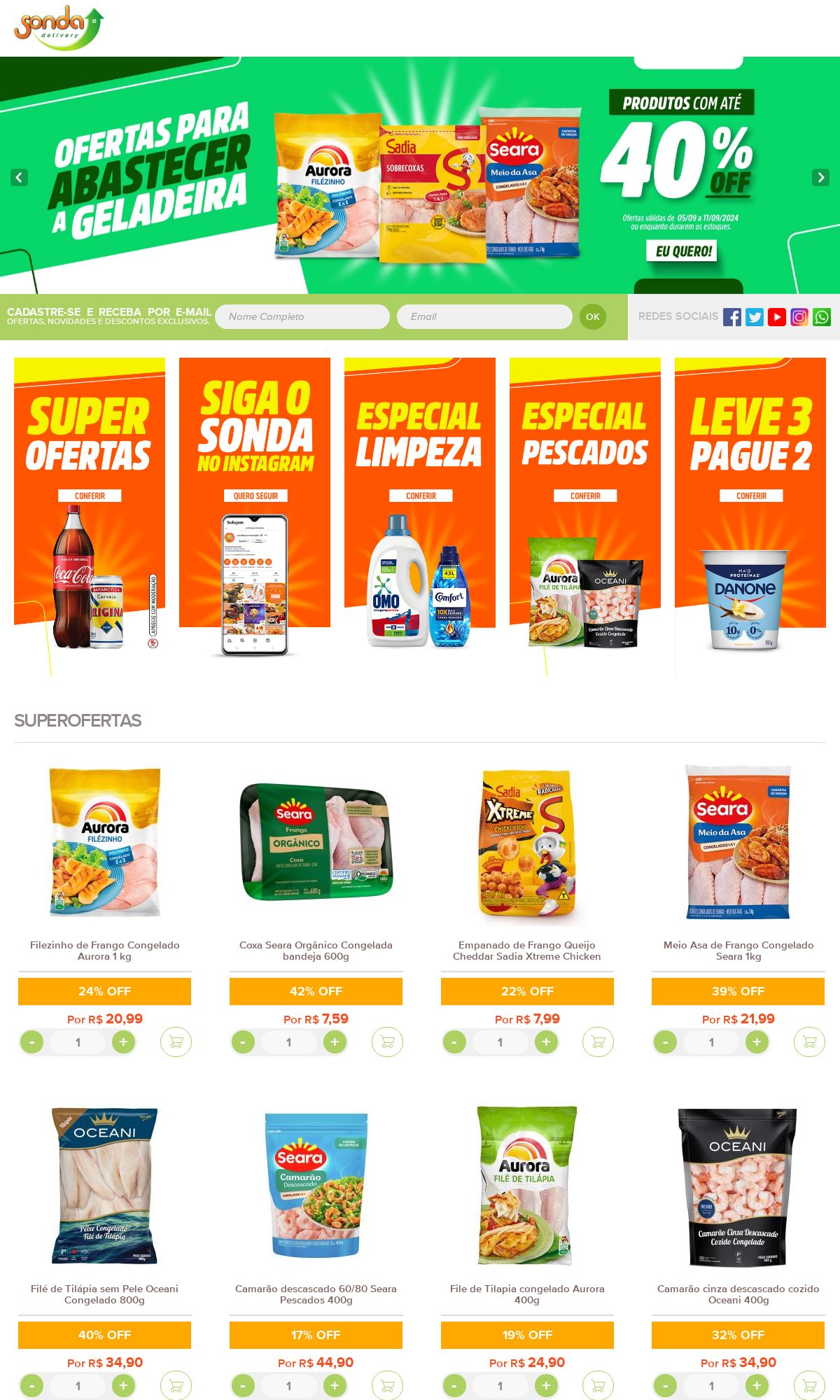 Folheto Sonda Supermercados 09.09.2024 - 18.09.2024