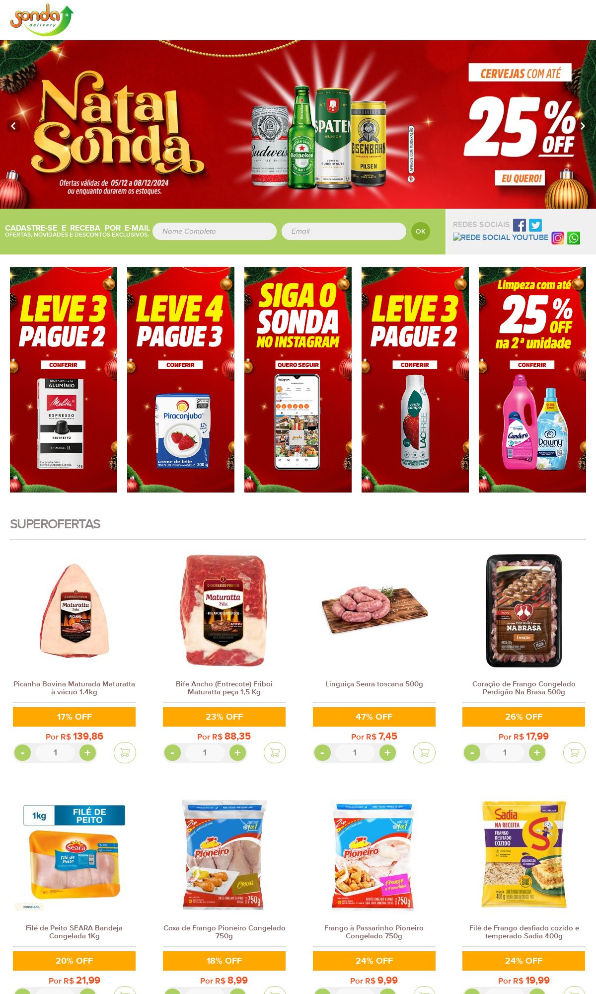 Folheto Sonda Supermercados 09.12.2024 - 18.12.2024