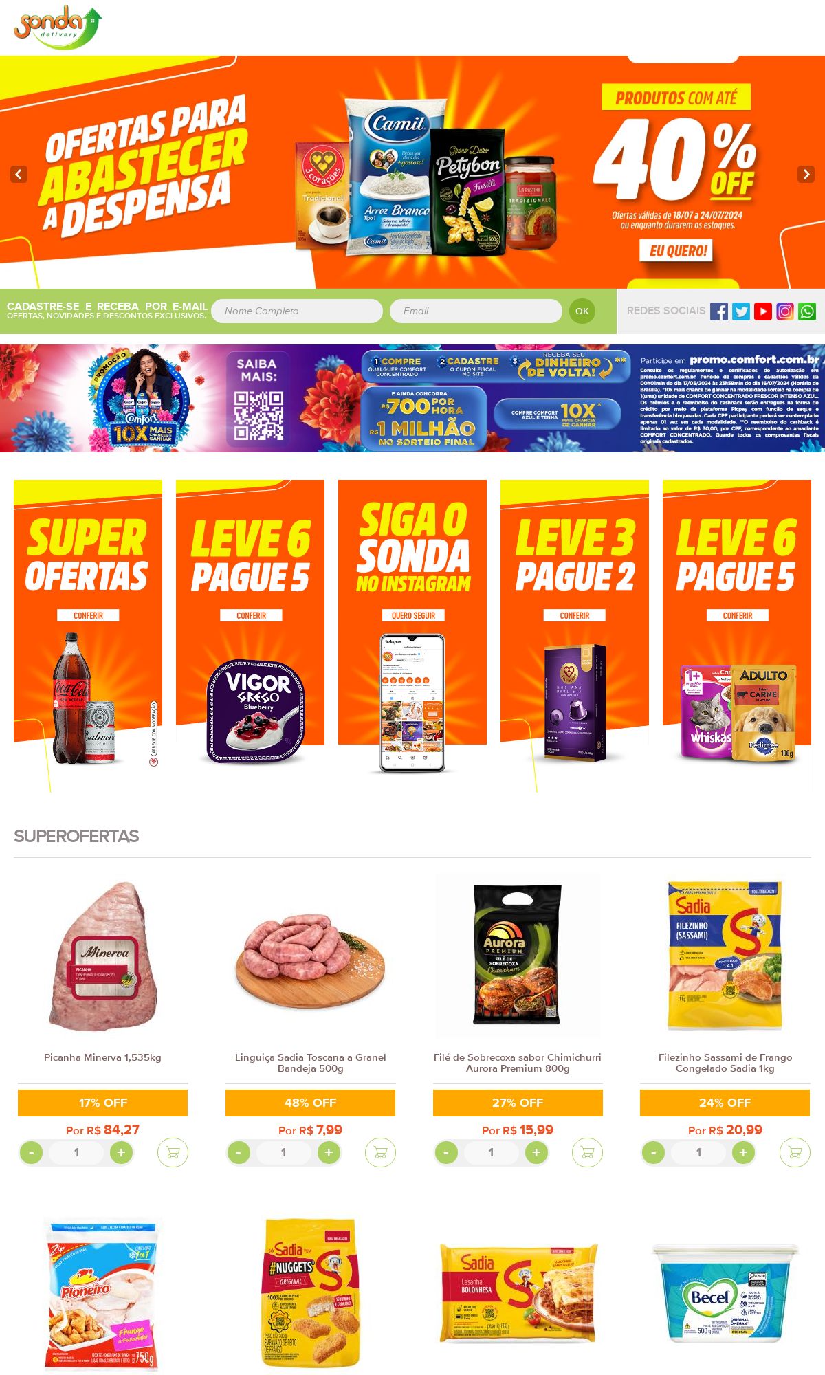 Folheto Sonda Supermercados 22.07.2024 - 31.07.2024