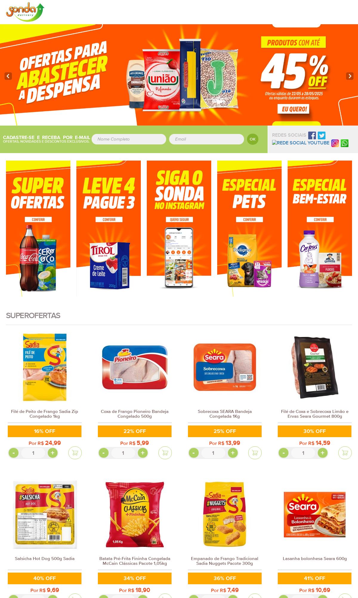 Folheto Sonda Supermercados 26.05.2025 - 04.06.2025