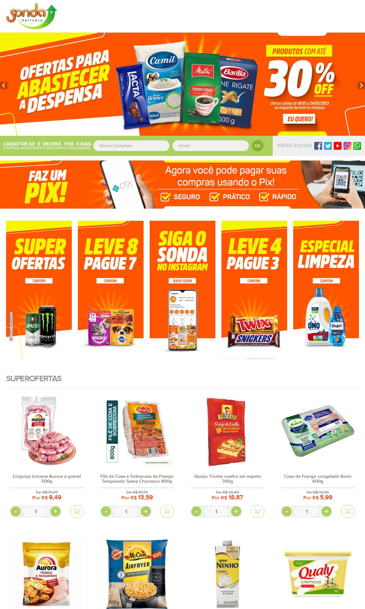 Folheto Sonda Supermercados 22.05.2023 - 31.05.2023