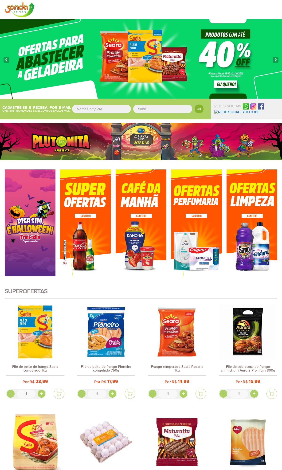 Folheto Sonda Supermercados 20.10.2025 - 29.10.2025