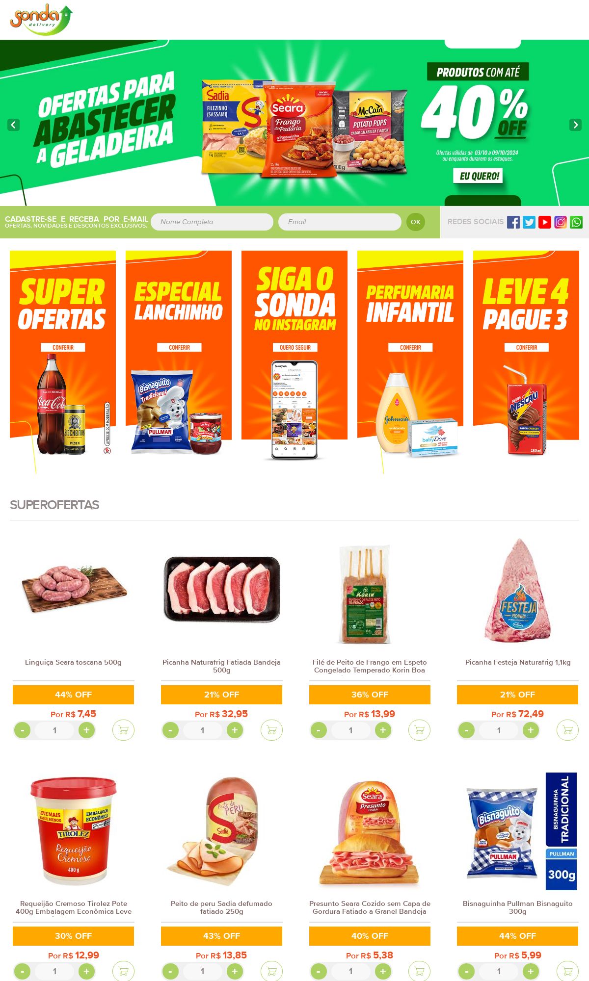 Folheto Sonda Supermercados 07.10.2024 - 16.10.2024