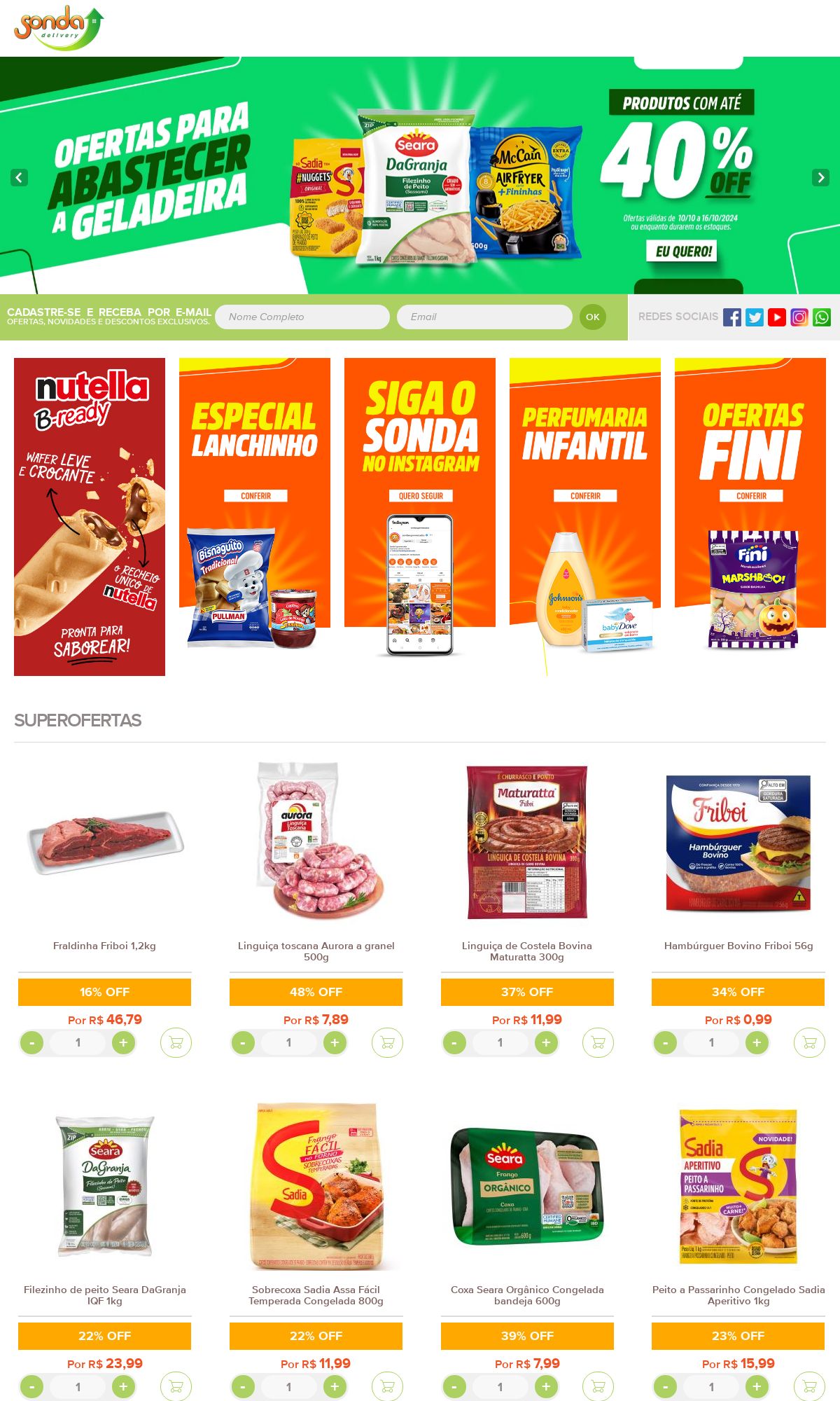 Folheto Sonda Supermercados 14.10.2024 - 23.10.2024