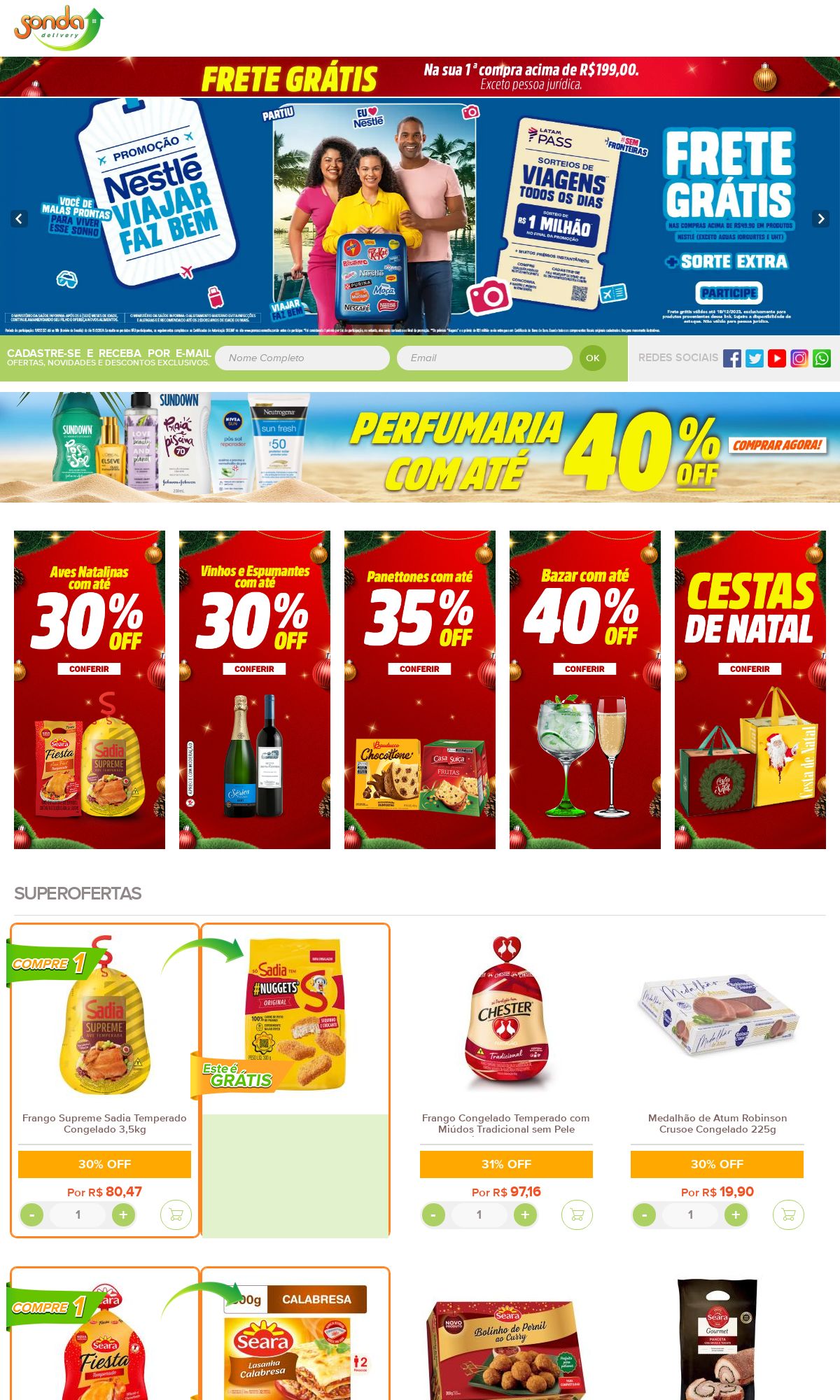 Folheto Sonda Supermercados 18.12.2023 - 27.12.2023