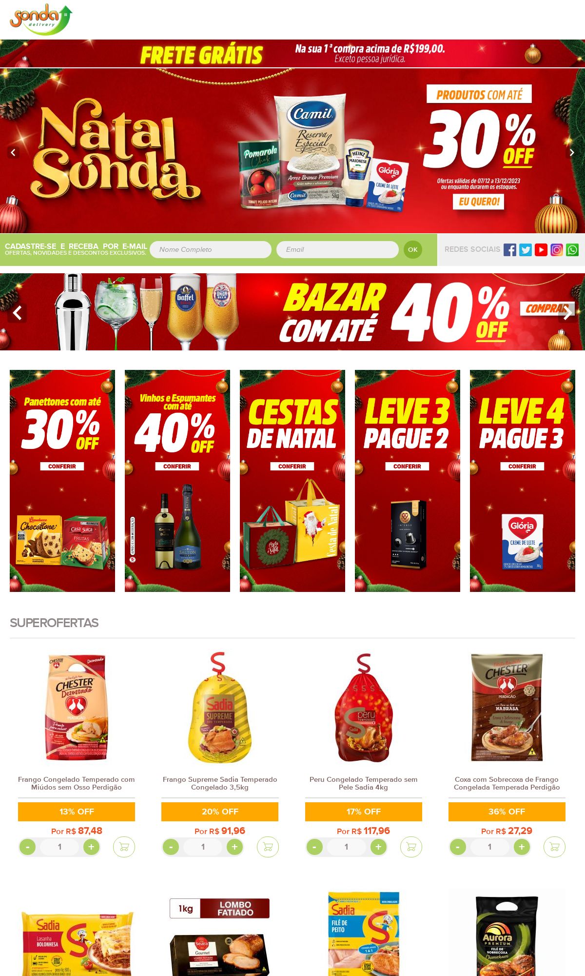 Folheto Sonda Supermercados 11.12.2023 - 20.12.2023