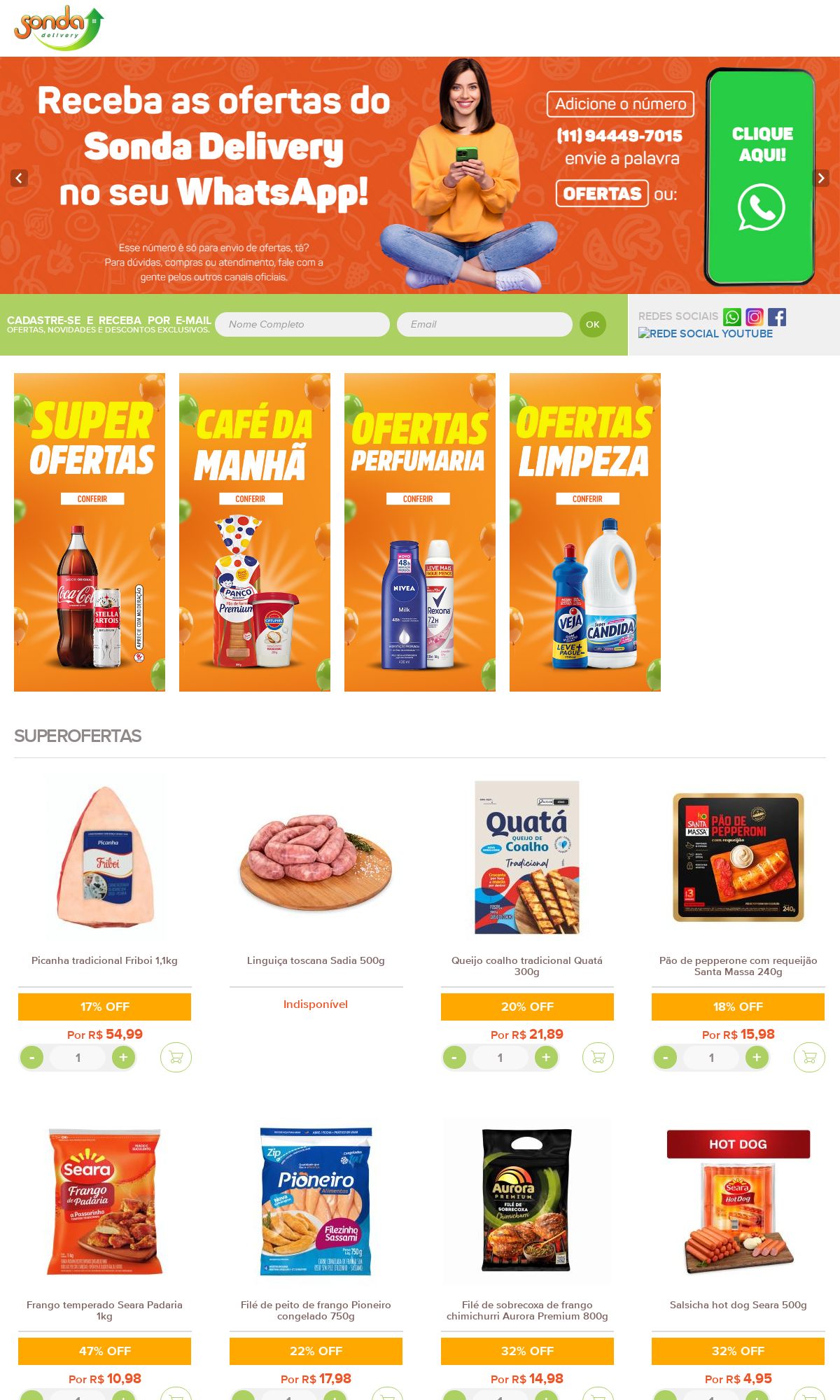 Folheto Sonda Supermercados 03.11.2025 - 12.11.2025