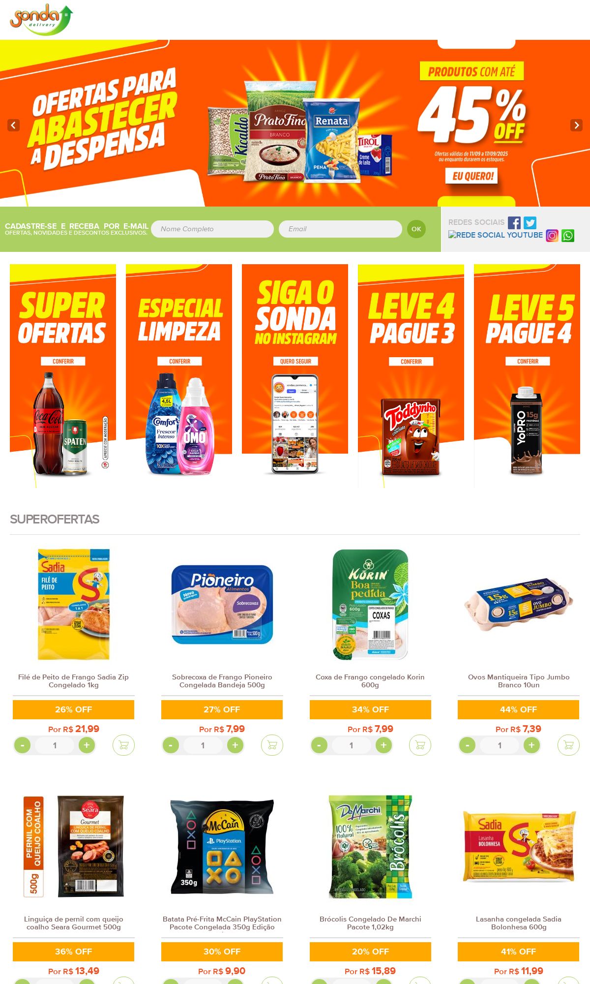 Folheto Sonda Supermercados 15.09.2025 - 24.09.2025
