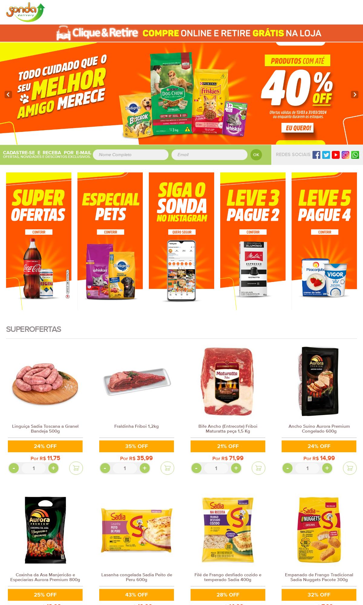 Folheto Sonda Supermercados 01.04.2024 - 10.04.2024
