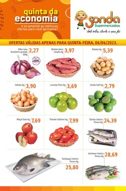 Folheto Sonda Supermercados 06.04.2023 - 06.04.2023