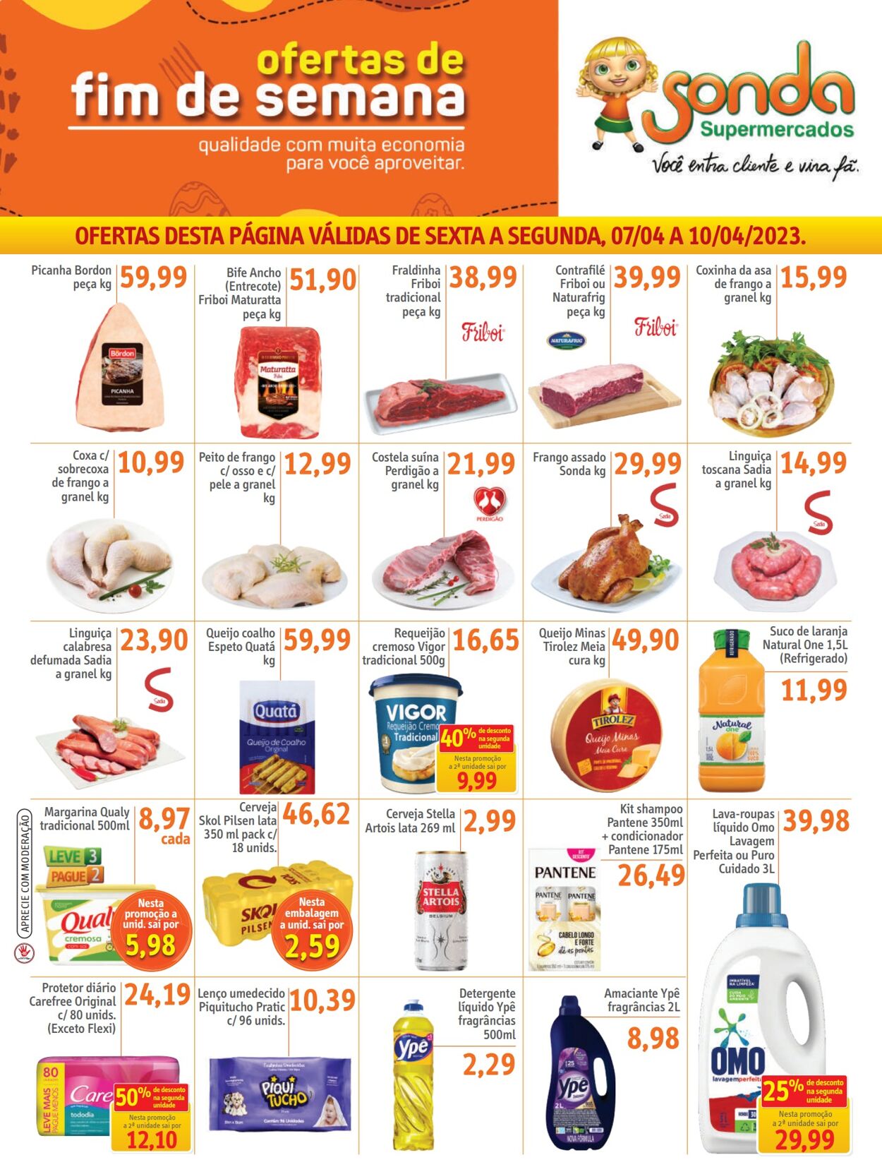 Folheto Sonda Supermercados 07.04.2023 - 10.04.2023