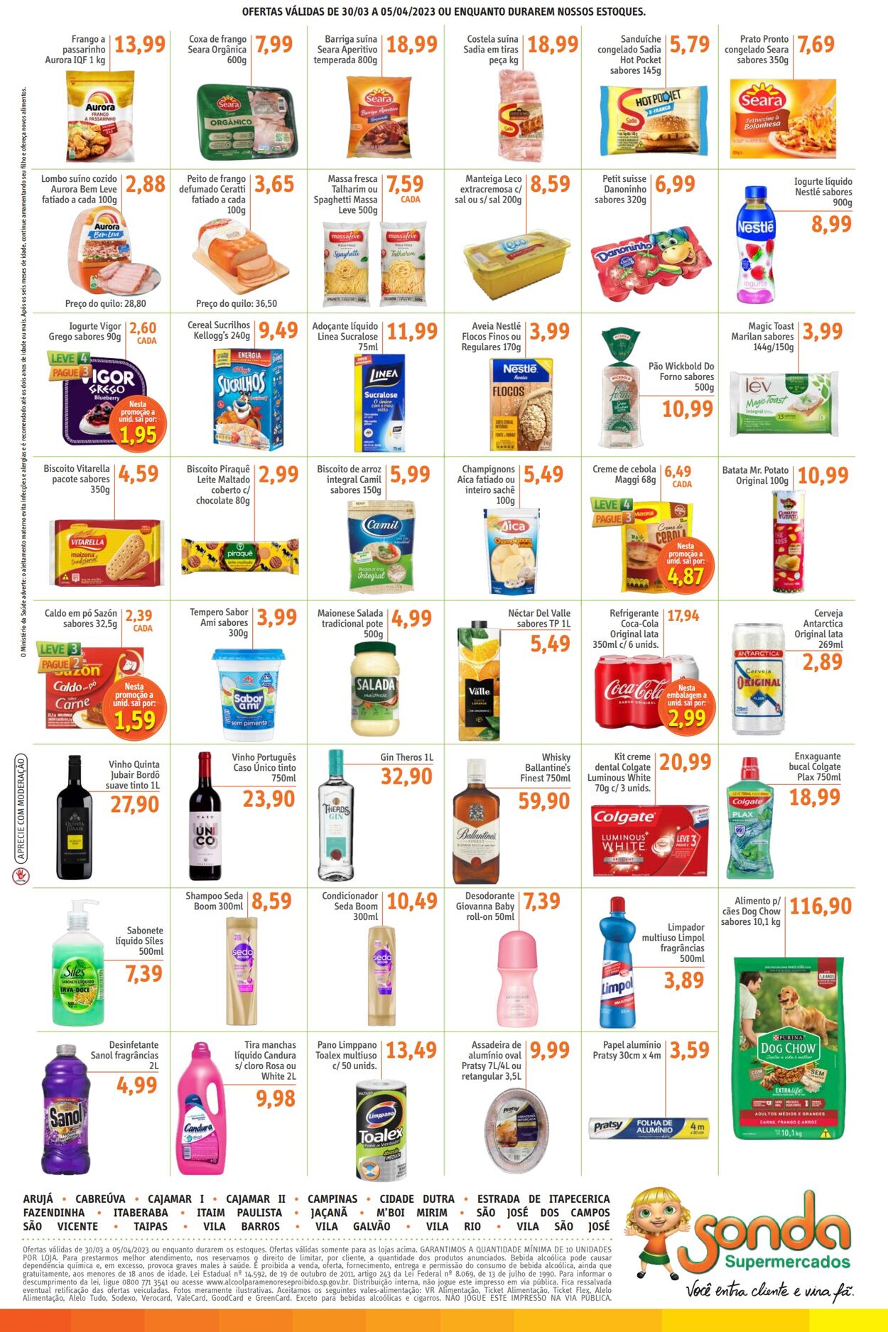 Folheto Sonda Supermercados 30.03.2023 - 05.04.2023