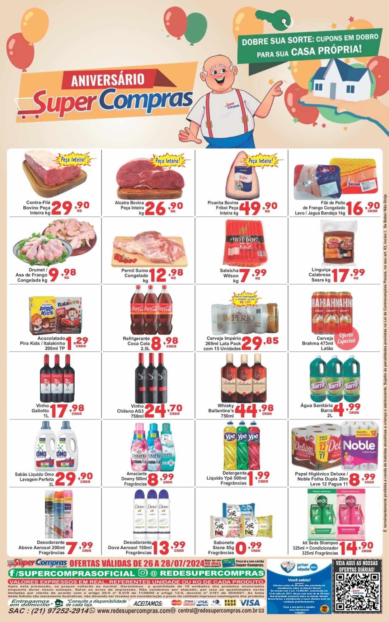 Folheto Super Compras 26.07.2024 - 28.07.2024