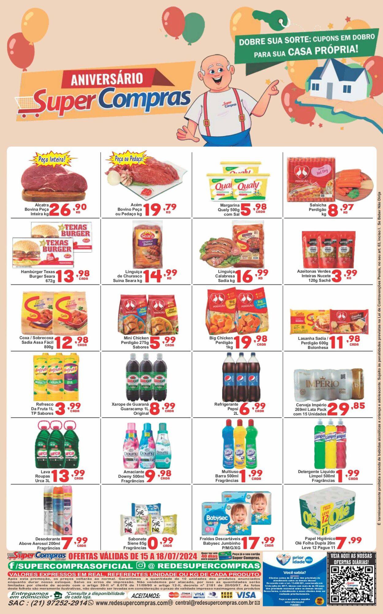 Folheto Super Compras 15.07.2024 - 18.07.2024