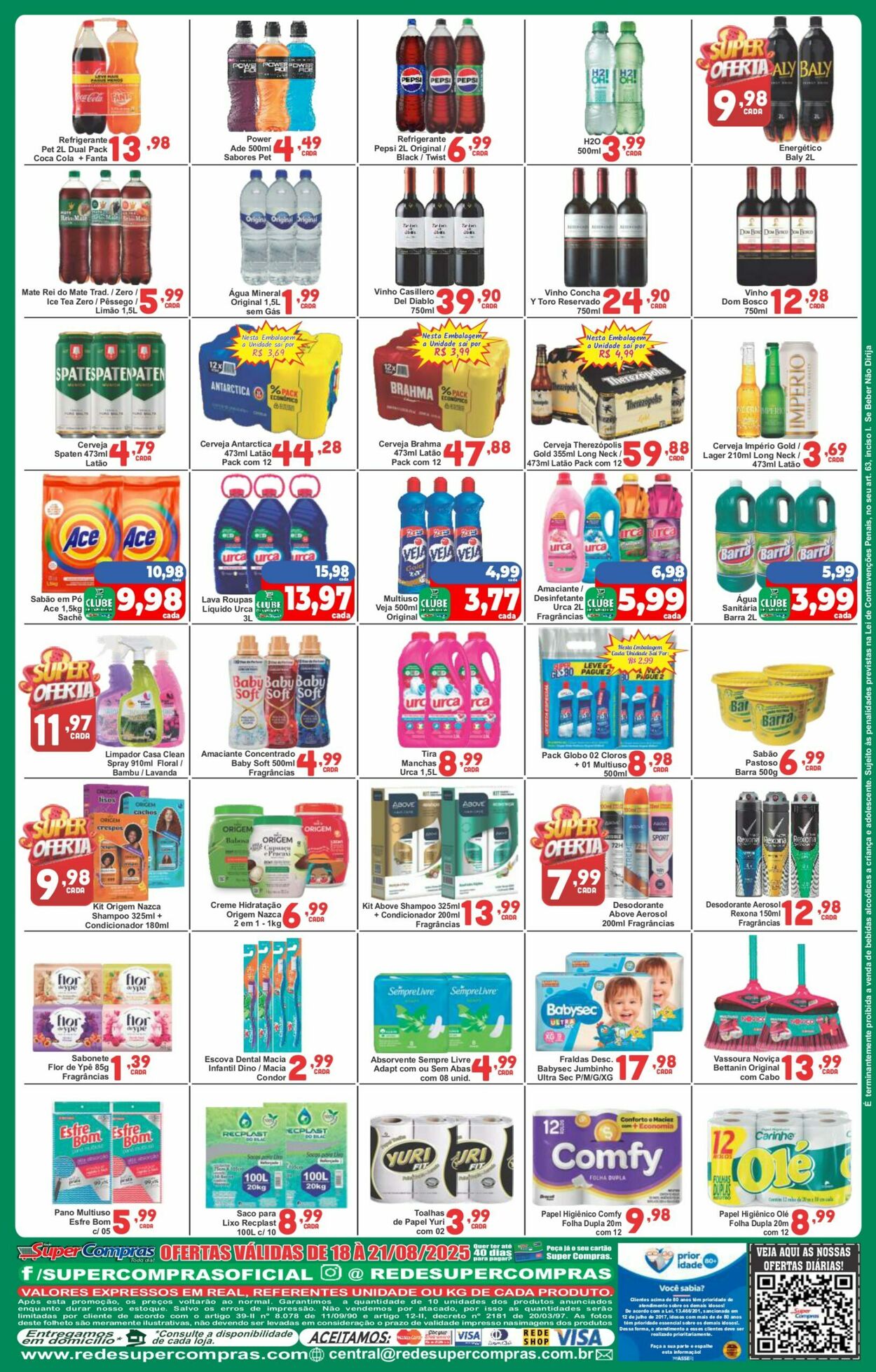Folheto Super Compras 18.08.2025 - 21.08.2025