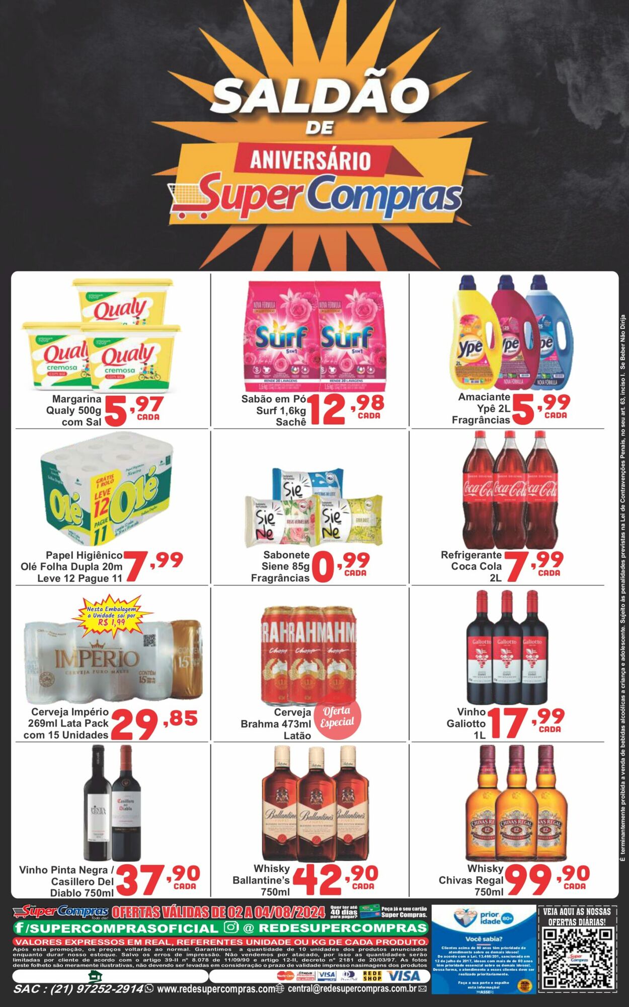 Folheto Super Compras 02.08.2024 - 03.08.2024