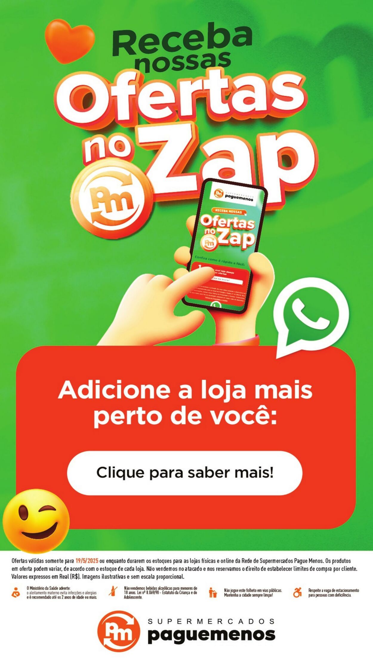 Folheto Super Pague Menos 19.05.2025 - 03.06.2025