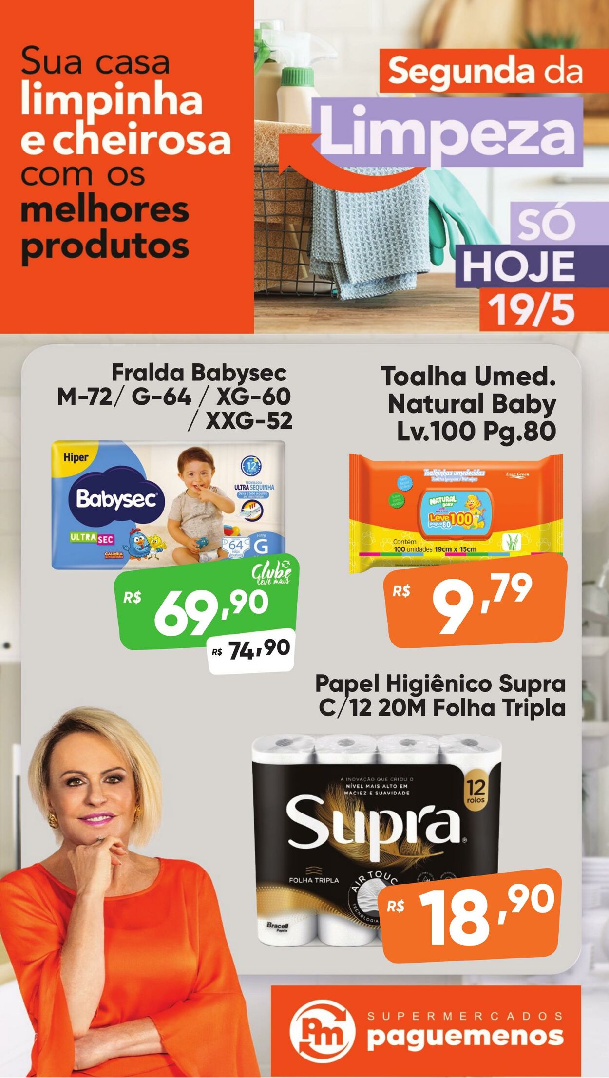 Folheto Super Pague Menos 19.05.2025 - 03.06.2025