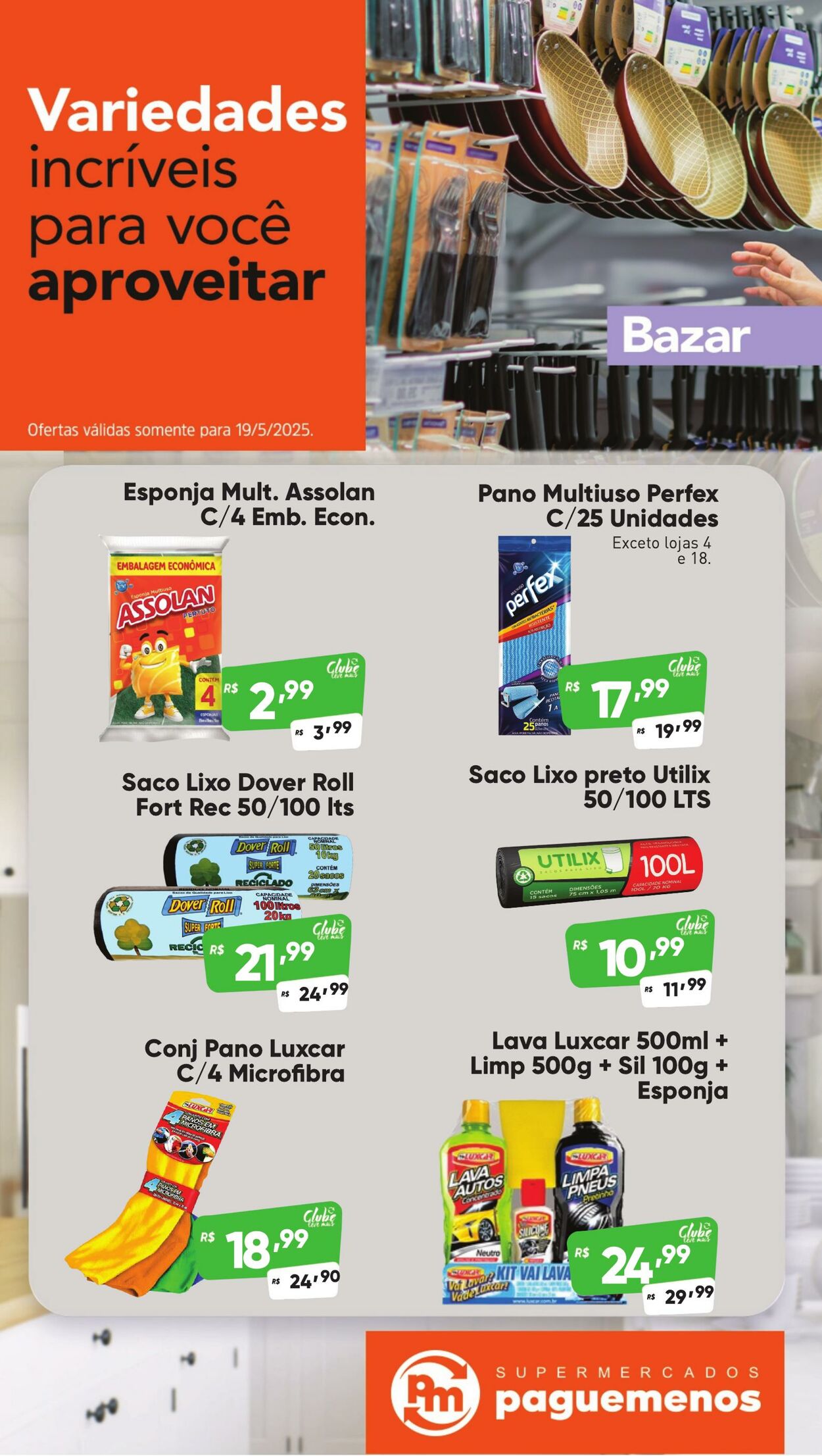 Folheto Super Pague Menos 19.05.2025 - 03.06.2025