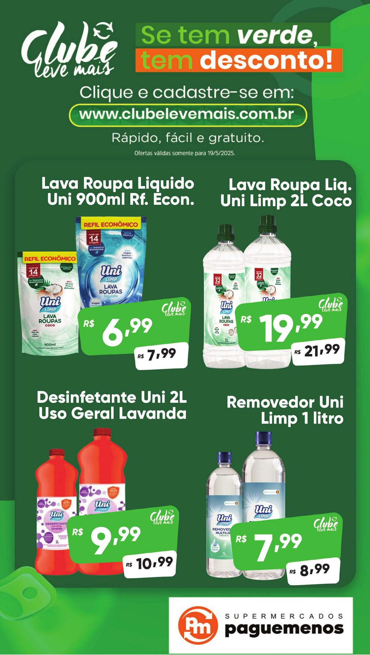 Folheto Super Pague Menos 19.05.2025 - 03.06.2025