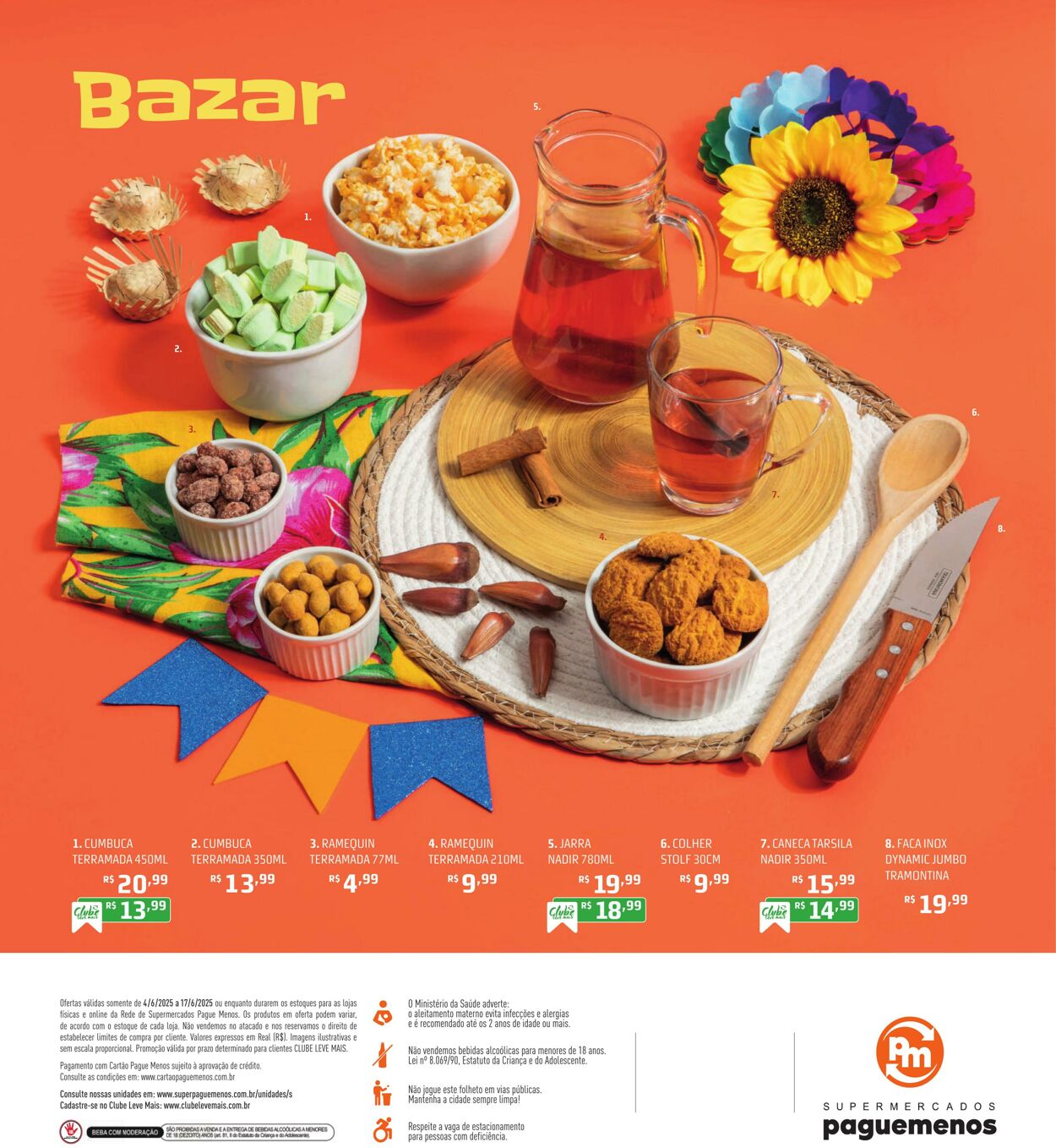 Folheto Super Pague Menos 04.06.2025 - 12.06.2025