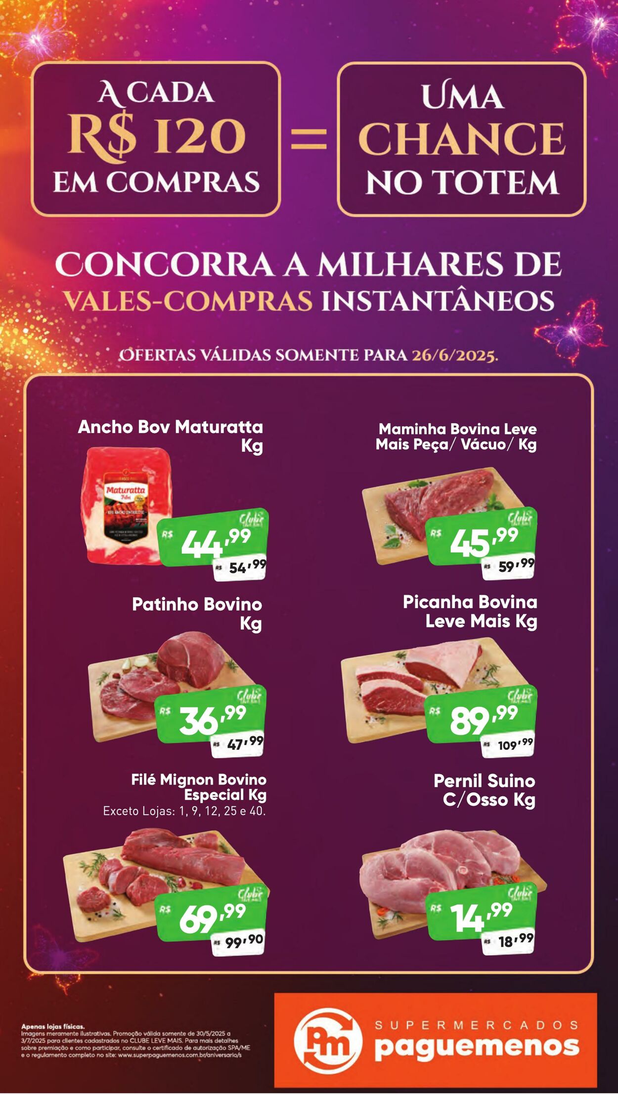 Folheto Super Pague Menos 26.06.2025 - 06.07.2025
