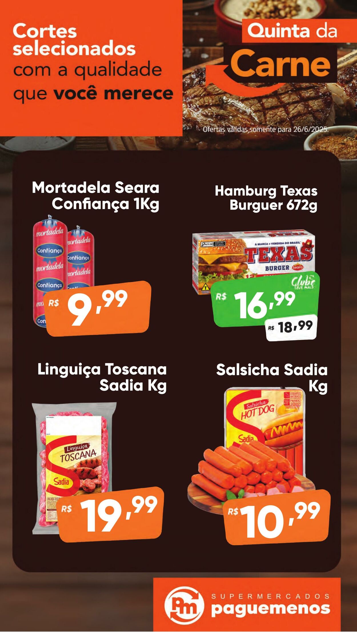 Folheto Super Pague Menos 26.06.2025 - 06.07.2025