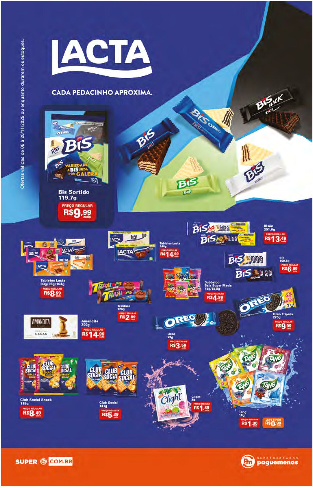 Folheto Super Pague Menos 07.11.2025 - 26.11.2025