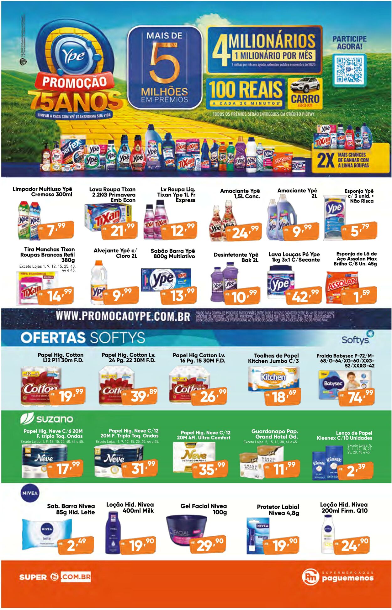 Folheto Super Pague Menos 07.11.2025 - 26.11.2025