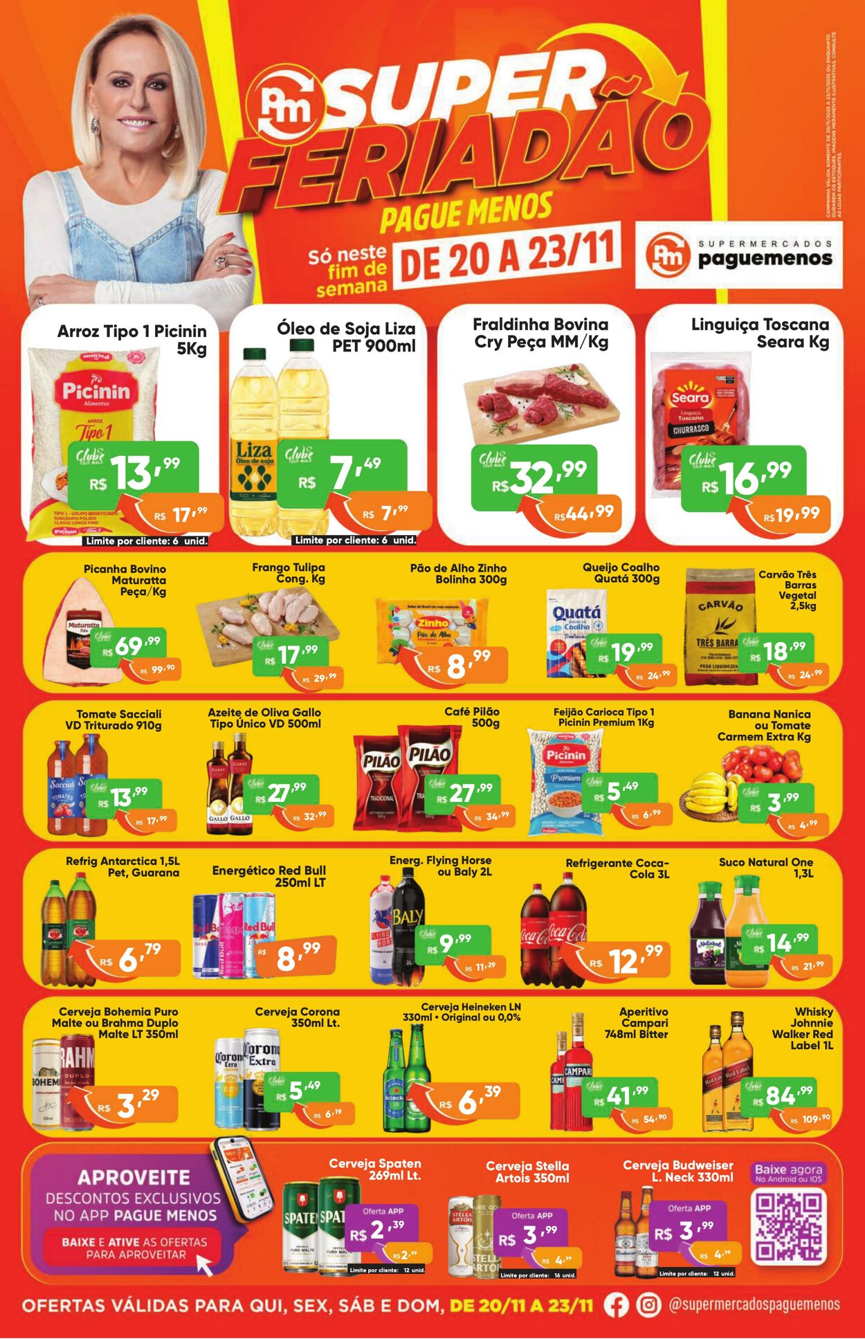 Folheto Super Pague Menos 22.11.2025 - 01.12.2025