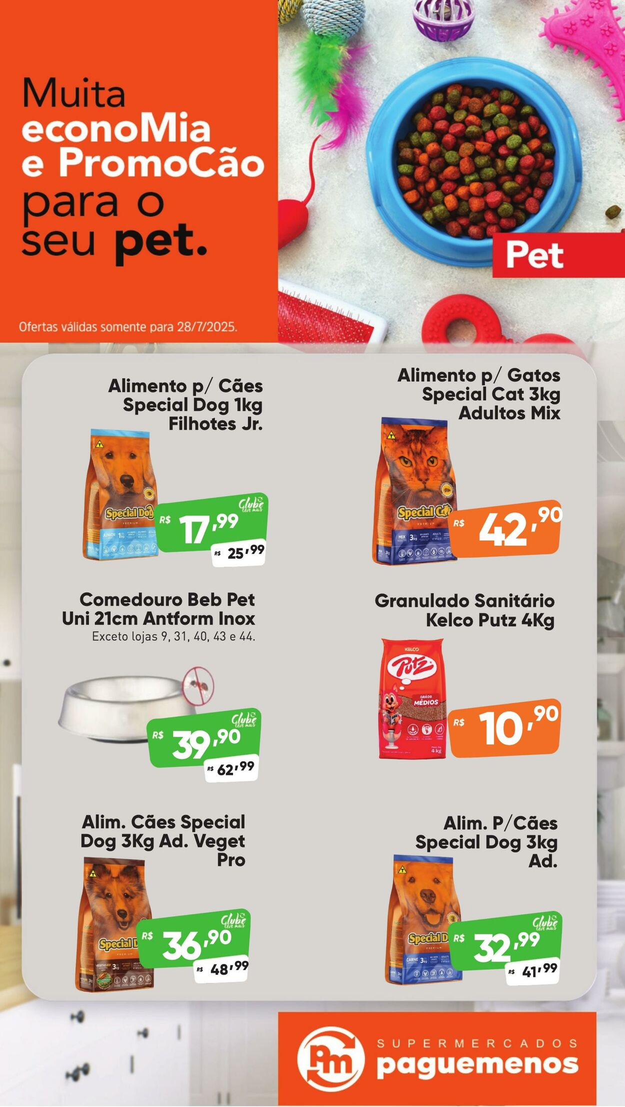 Folheto Super Pague Menos 28.07.2025 - 04.08.2025