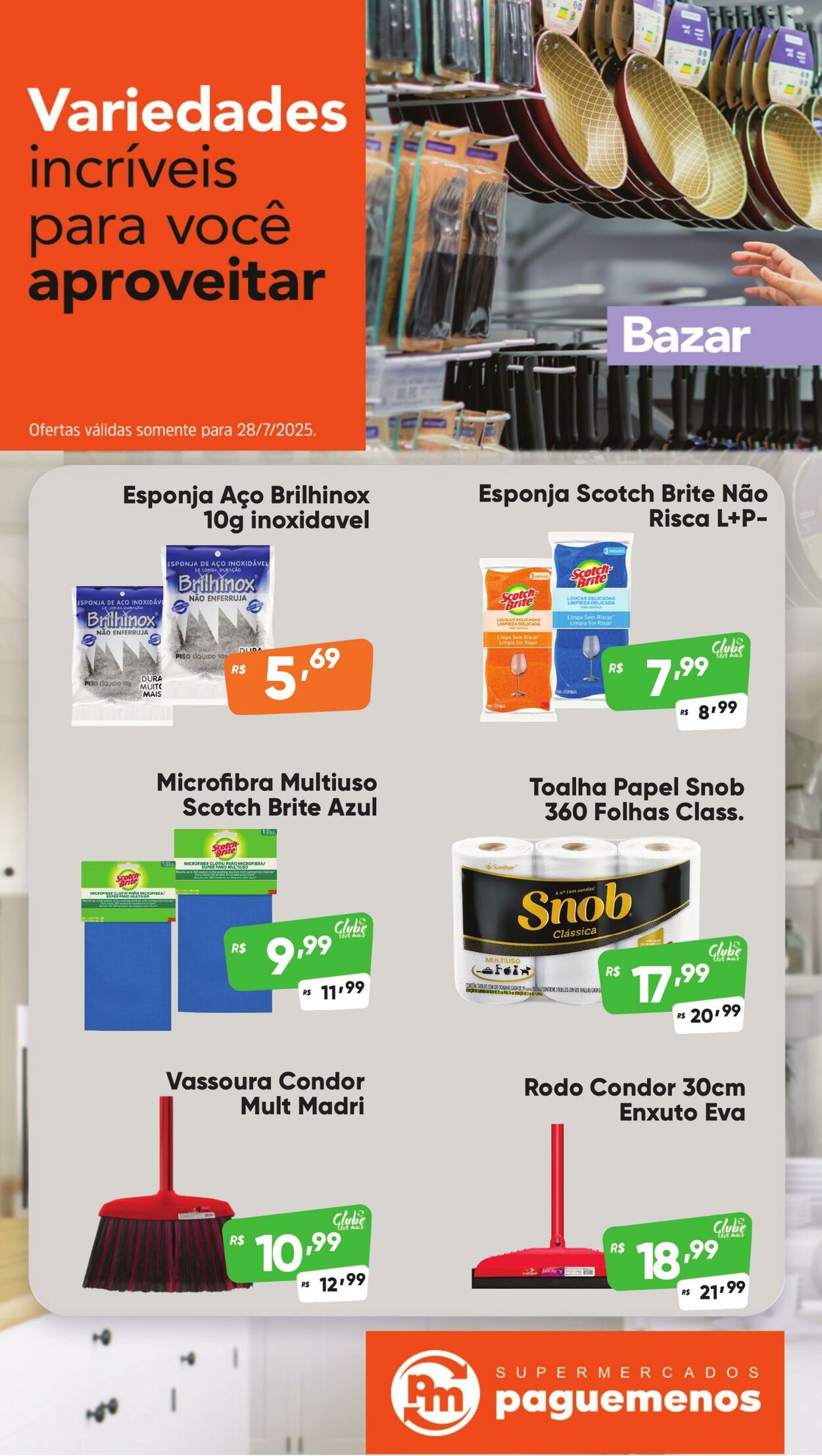 Folheto Super Pague Menos 28.07.2025 - 04.08.2025
