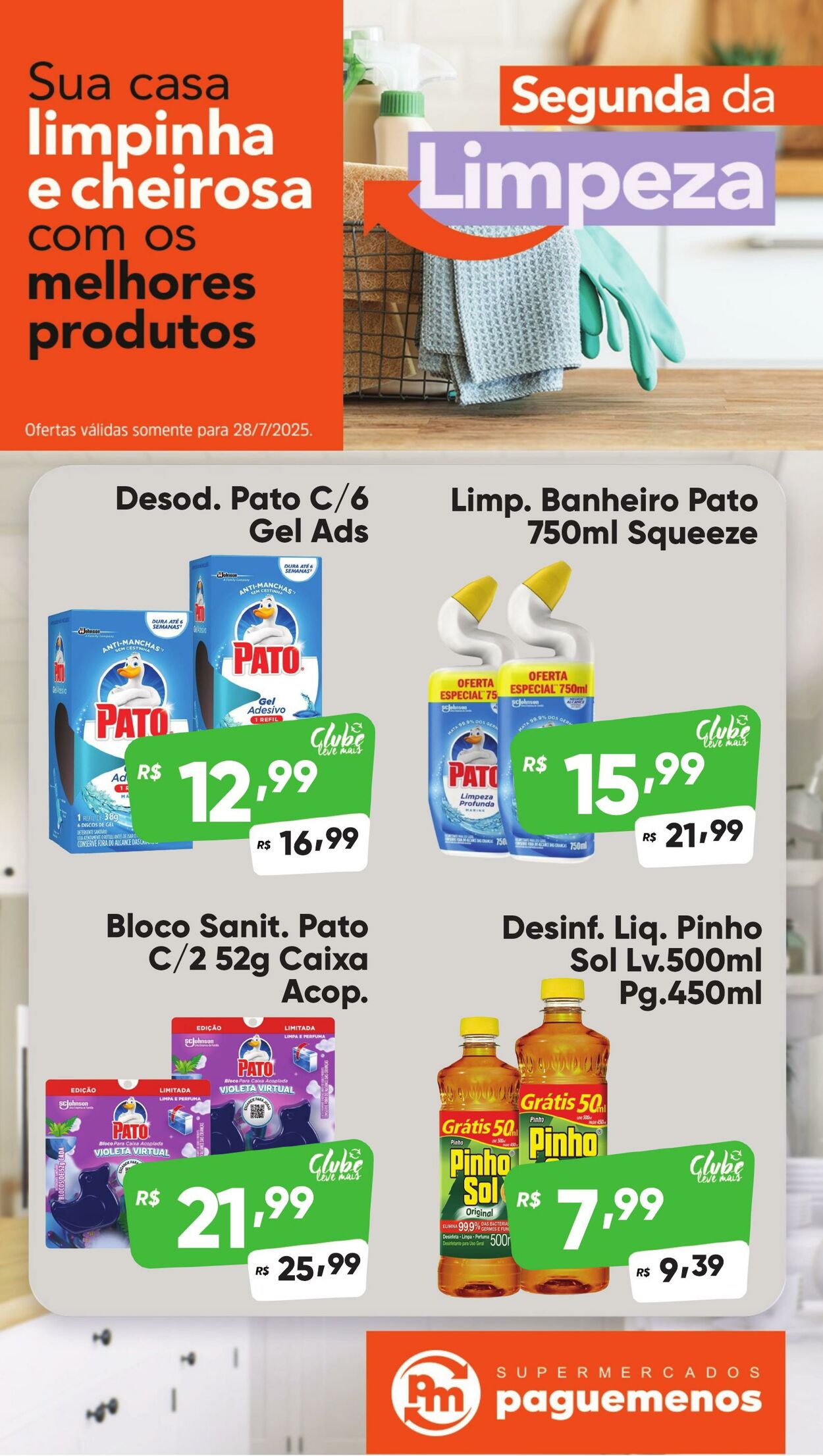 Folheto Super Pague Menos 28.07.2025 - 04.08.2025
