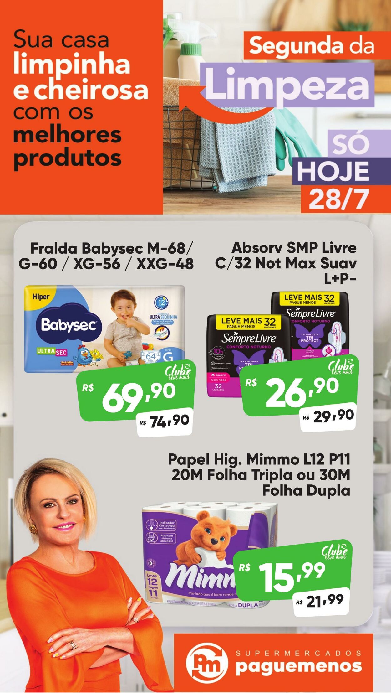 Folheto Super Pague Menos 28.07.2025 - 04.08.2025