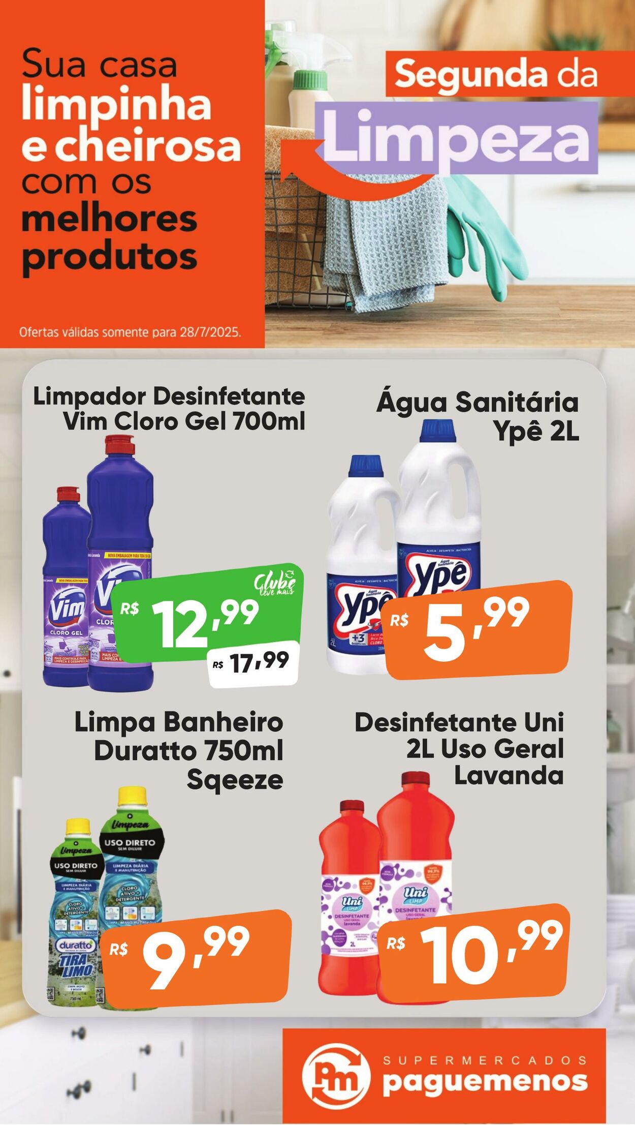 Folheto Super Pague Menos 28.07.2025 - 04.08.2025