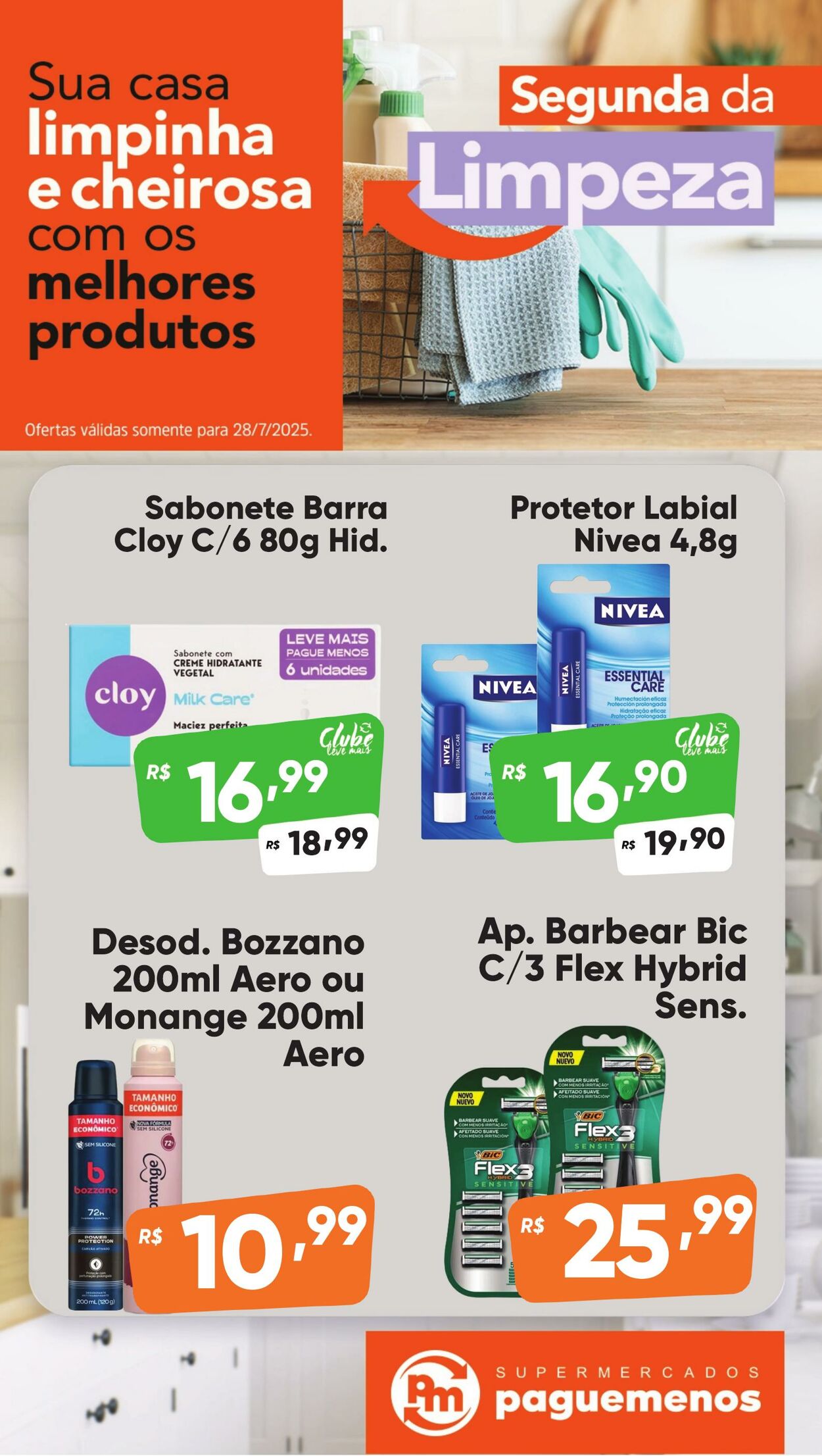 Folheto Super Pague Menos 28.07.2025 - 04.08.2025