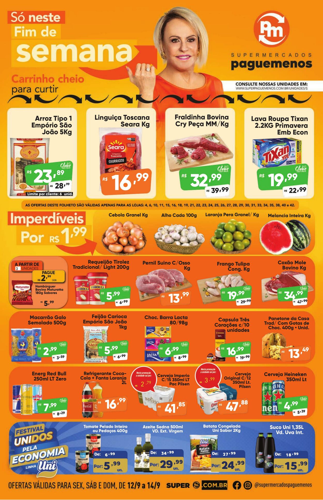 Folheto Super Pague Menos 12.09.2025 - 29.09.2025