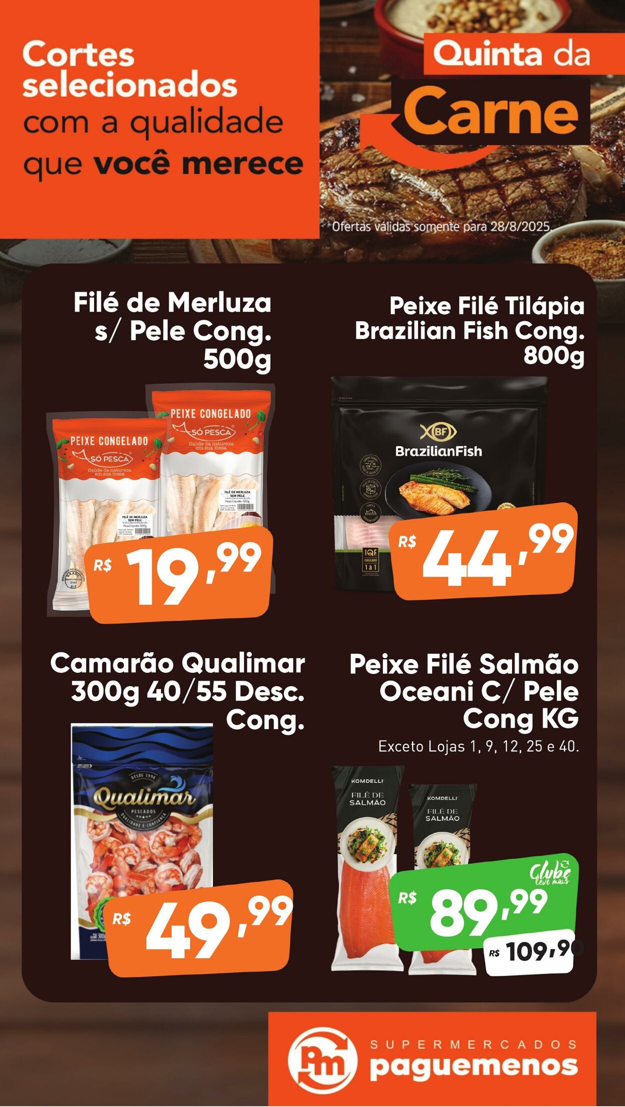 Folheto Super Pague Menos 28.08.2025 - 04.09.2025
