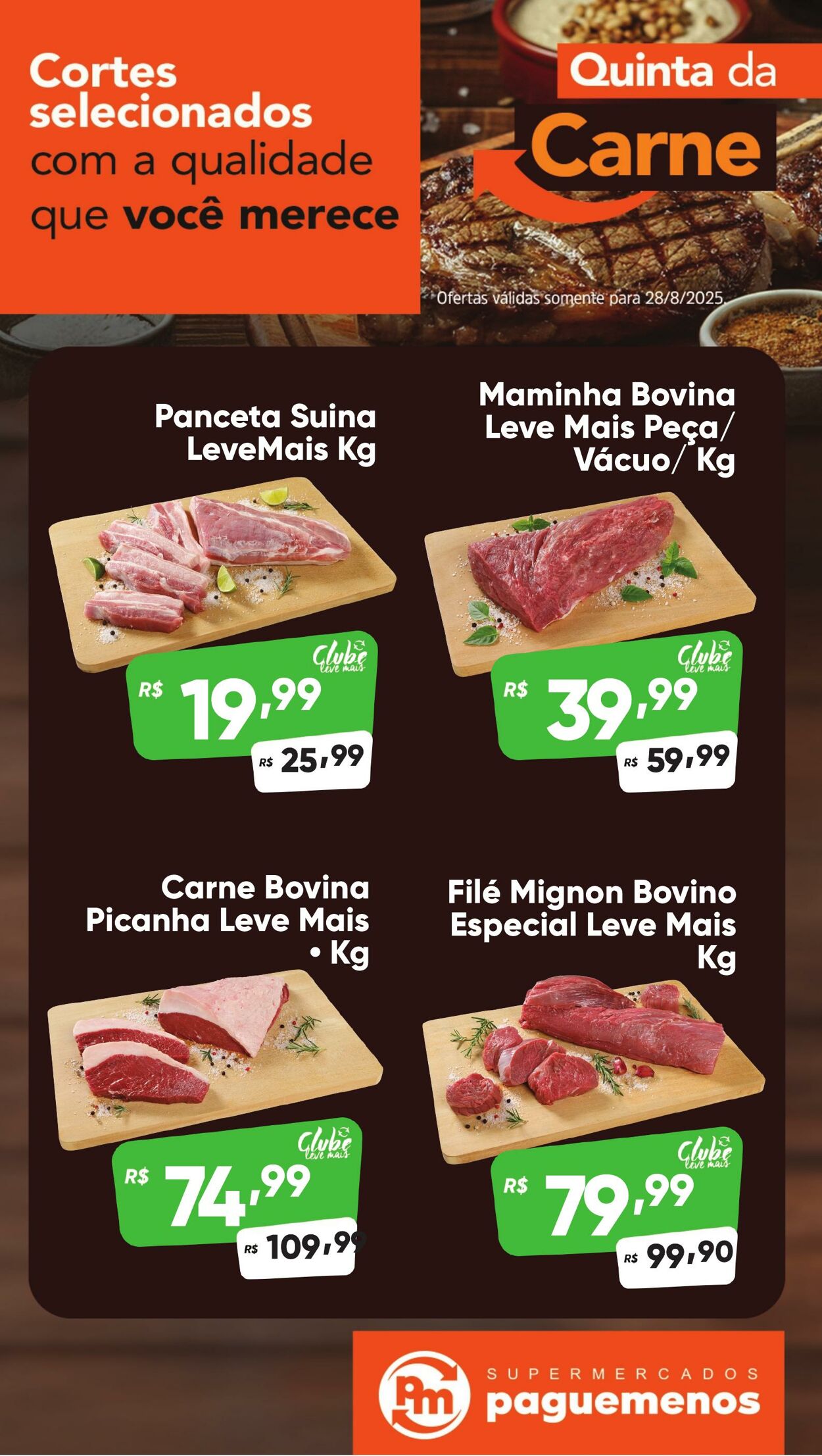 Folheto Super Pague Menos 28.08.2025 - 04.09.2025