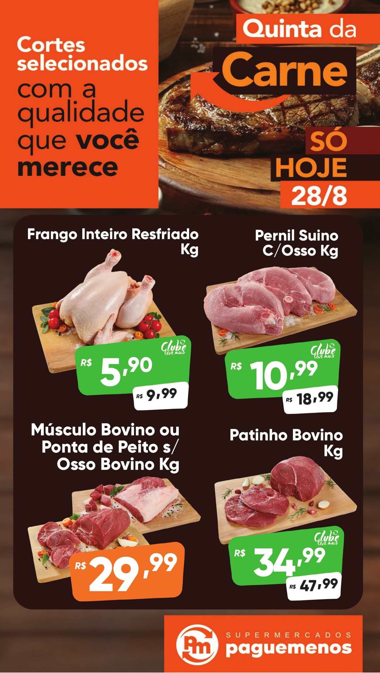 Folheto Super Pague Menos 28.08.2025 - 04.09.2025