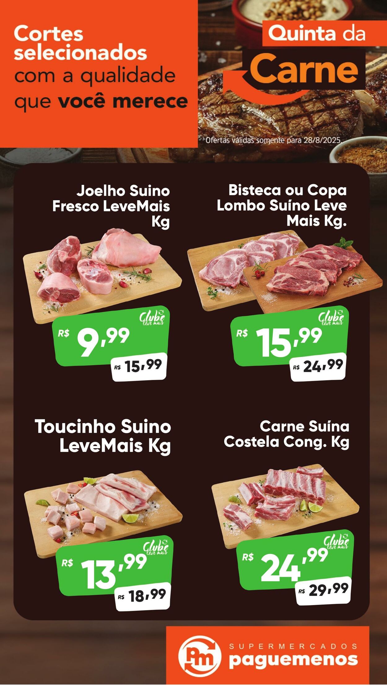 Folheto Super Pague Menos 28.08.2025 - 04.09.2025