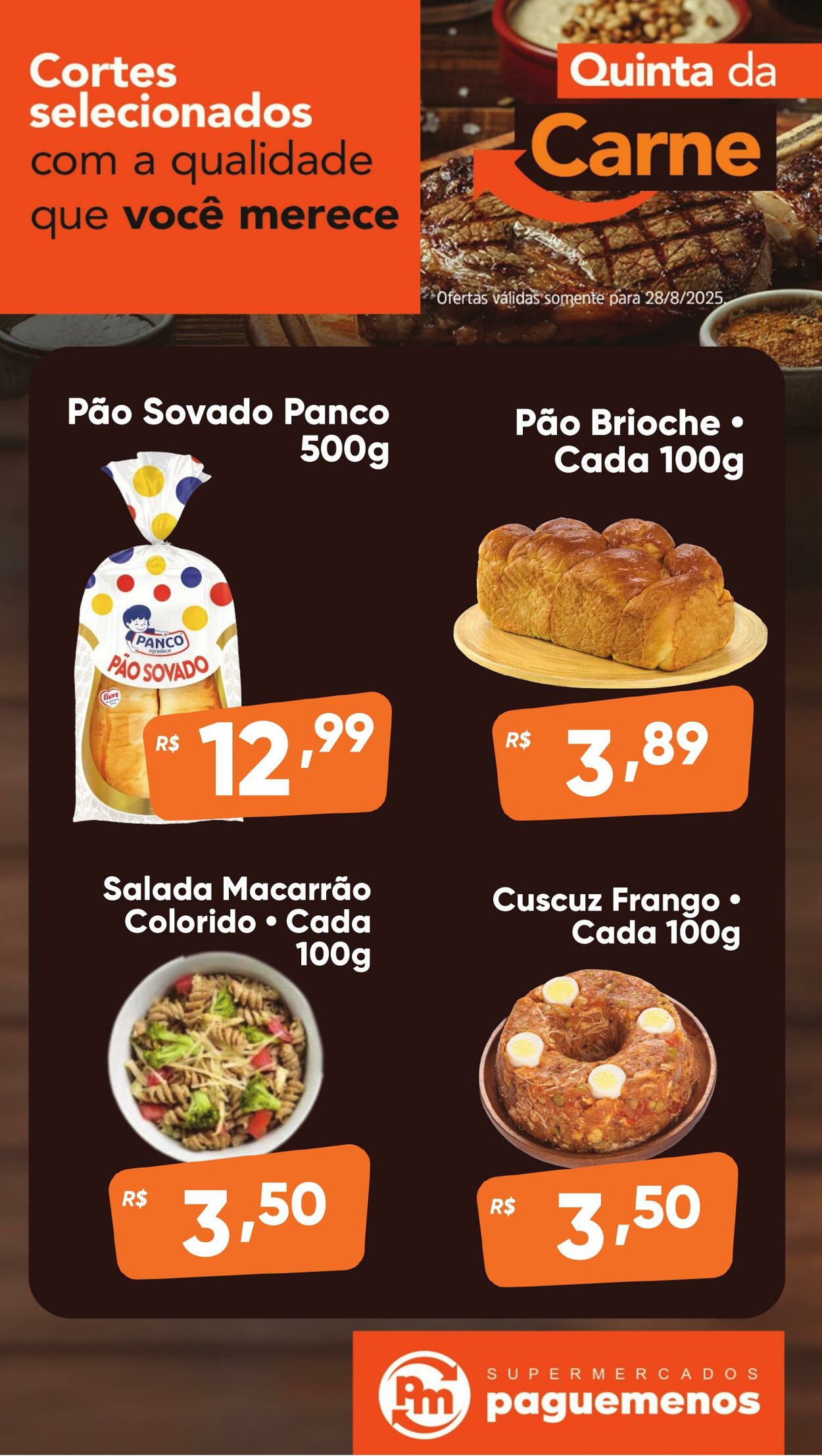 Folheto Super Pague Menos 28.08.2025 - 04.09.2025