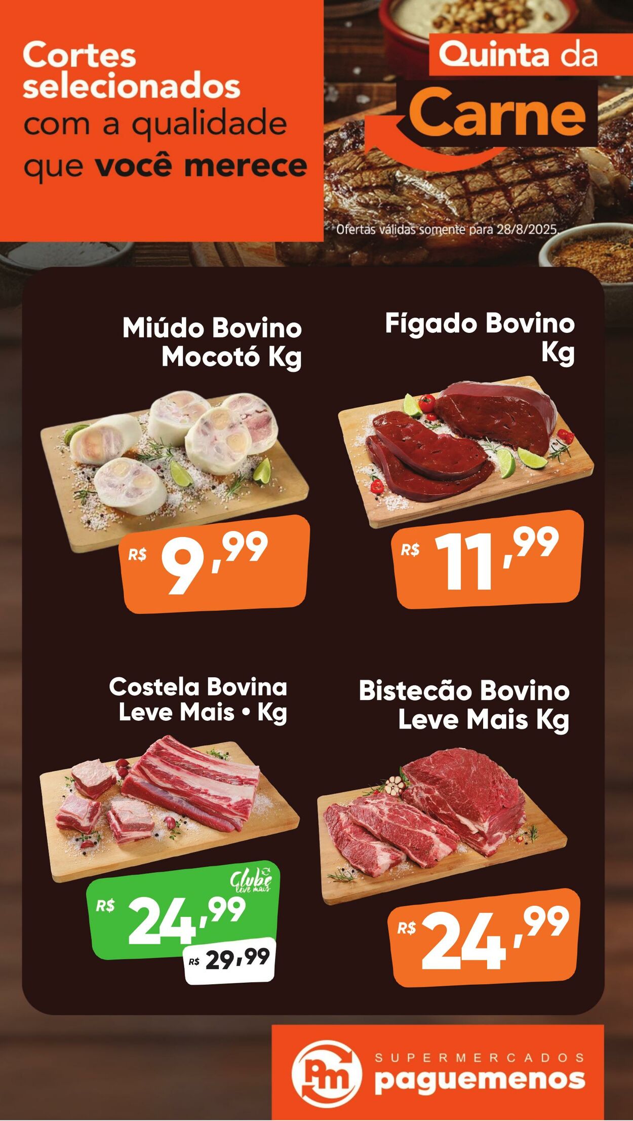 Folheto Super Pague Menos 28.08.2025 - 04.09.2025