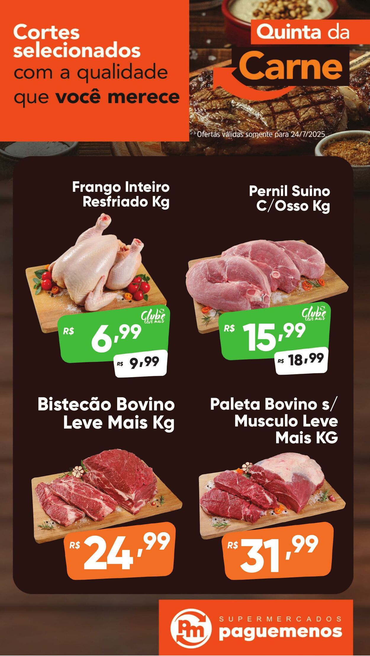 Folheto Super Pague Menos 24.07.2025 - 08.08.2025