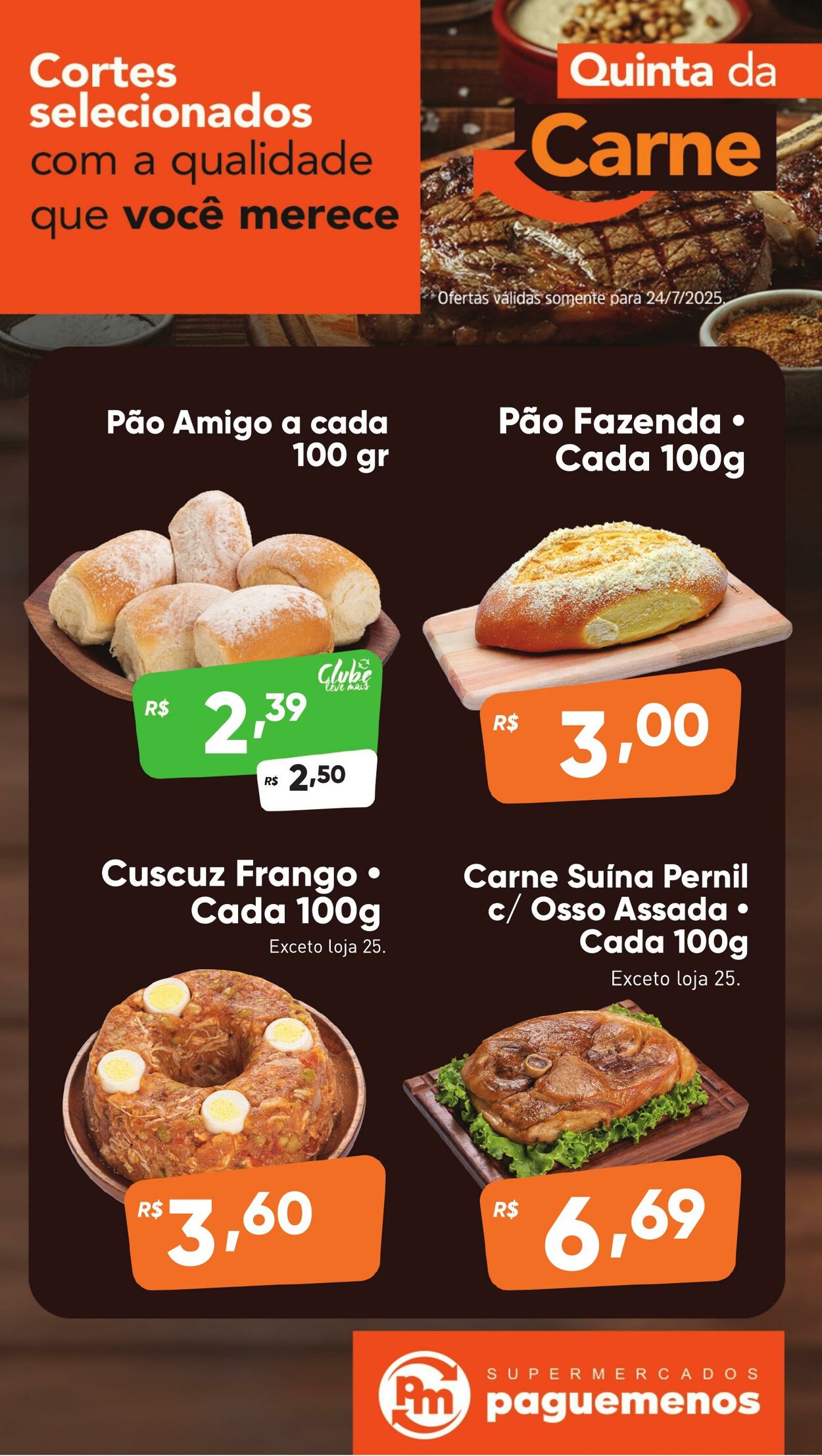 Folheto Super Pague Menos 24.07.2025 - 08.08.2025