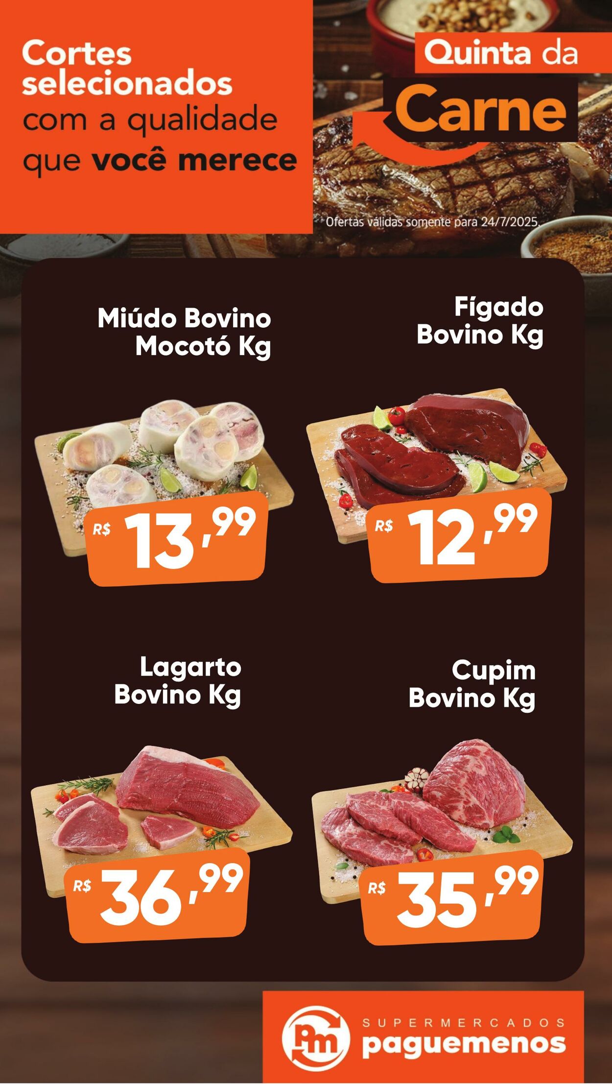 Folheto Super Pague Menos 24.07.2025 - 08.08.2025