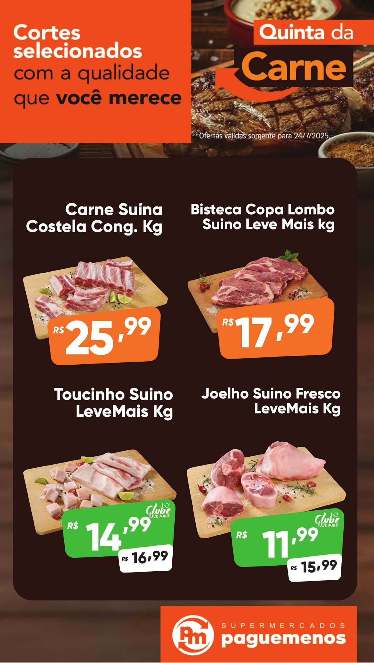 Folheto Super Pague Menos 24.07.2025 - 08.08.2025