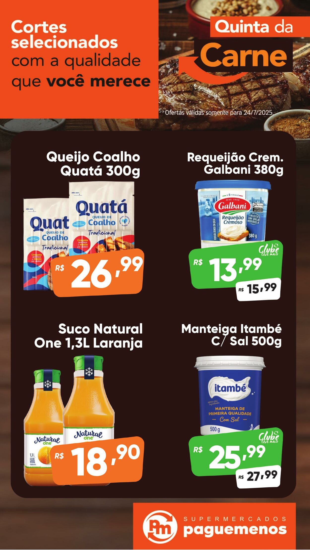 Folheto Super Pague Menos 24.07.2025 - 08.08.2025