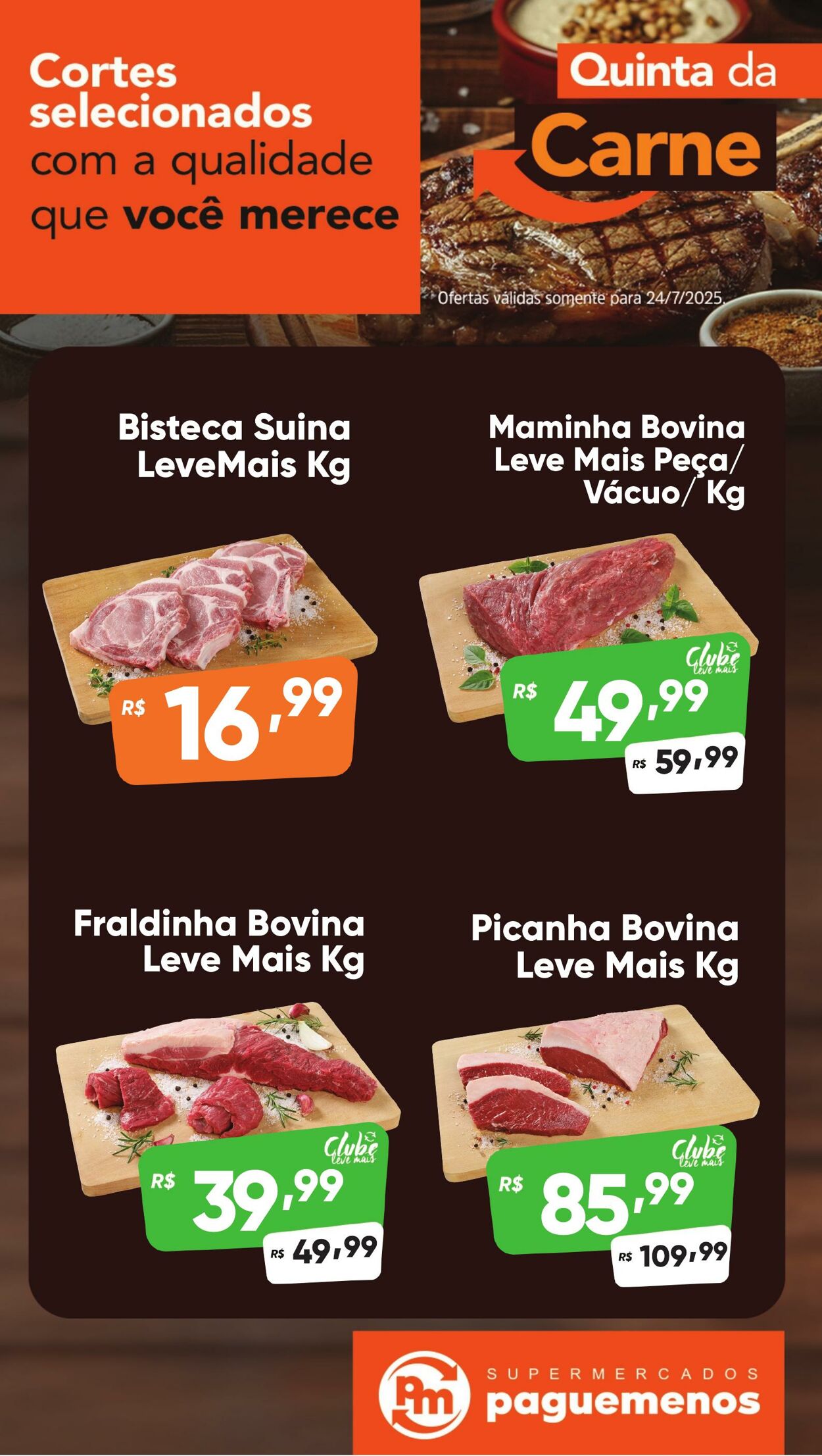 Folheto Super Pague Menos 24.07.2025 - 08.08.2025