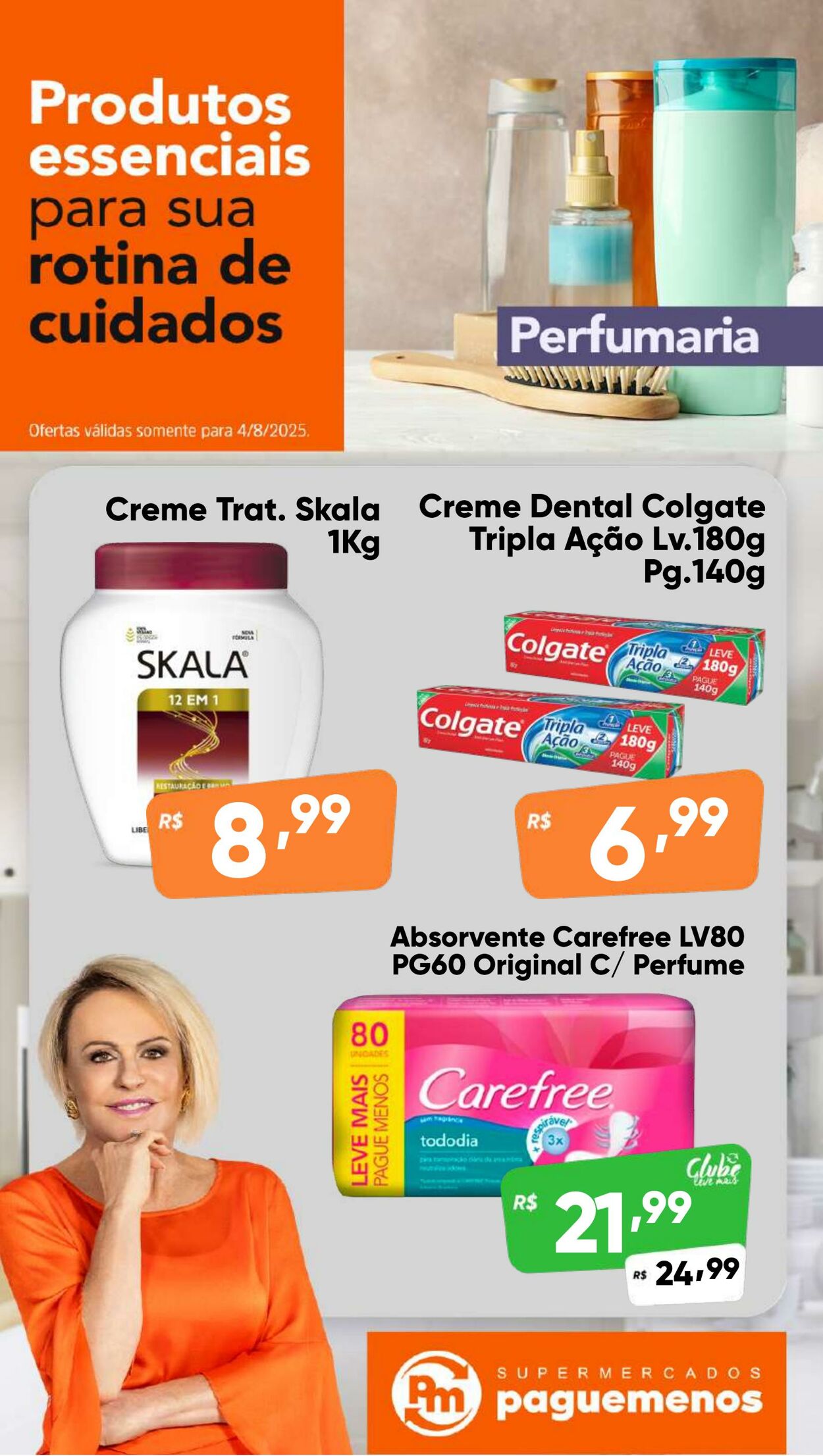 Folheto Super Pague Menos 04.08.2025 - 19.08.2025